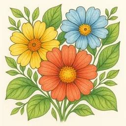 Flowers Coloring Pages