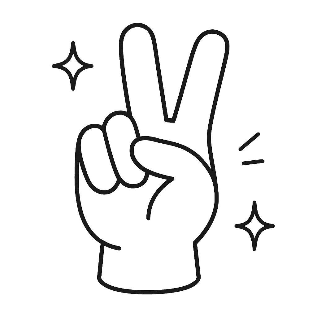Peace Sign Coloring Page